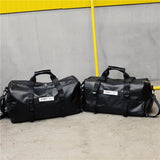Portable travel bag full luggage